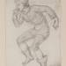 A Man, ?Sneezing. Verso: Part of a Drawing of a Woman